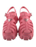 Prada Platform Rubber Sandals