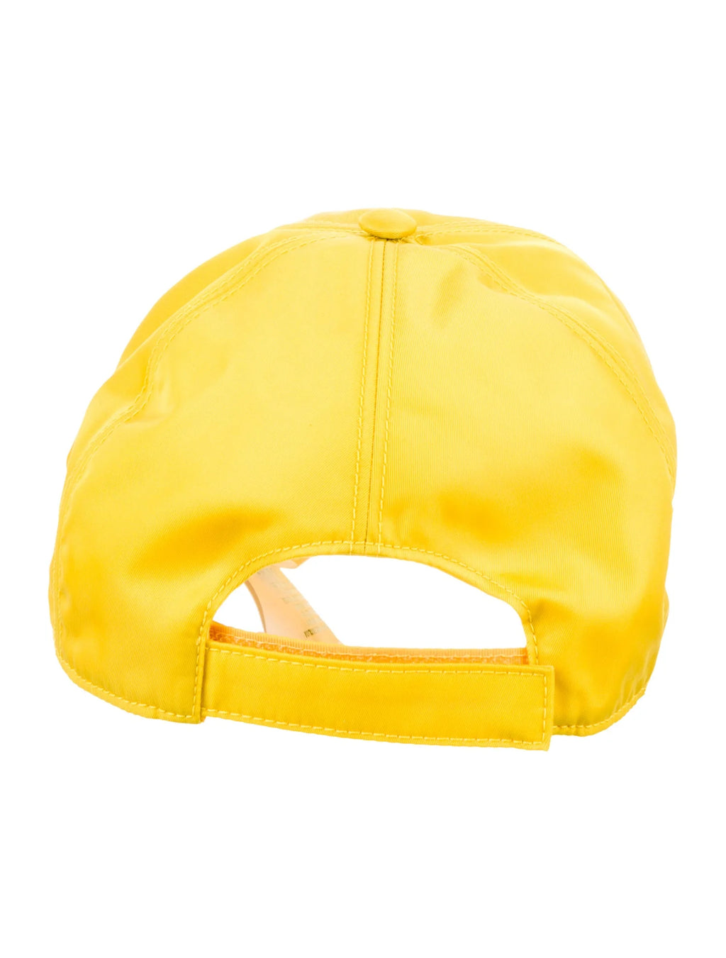 Prada Yellow Nylon Baseball Cap
