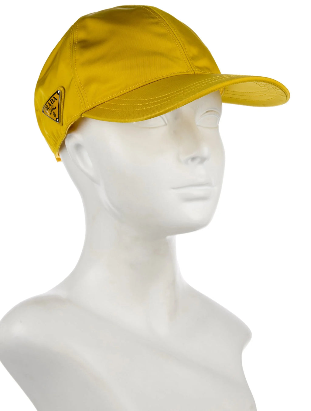 Prada Yellow Nylon Baseball Cap
