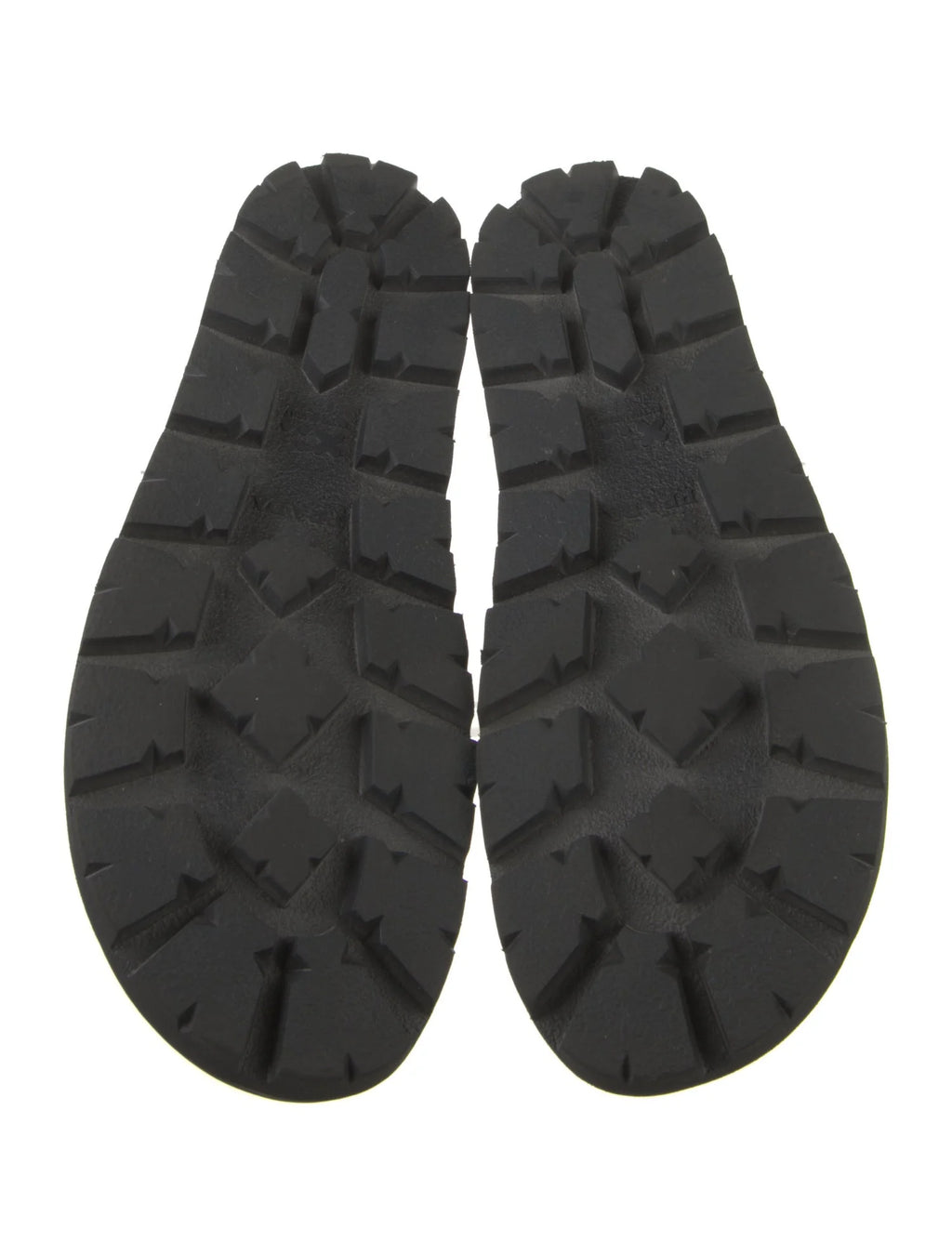 Prada Black Logo Flip Flops