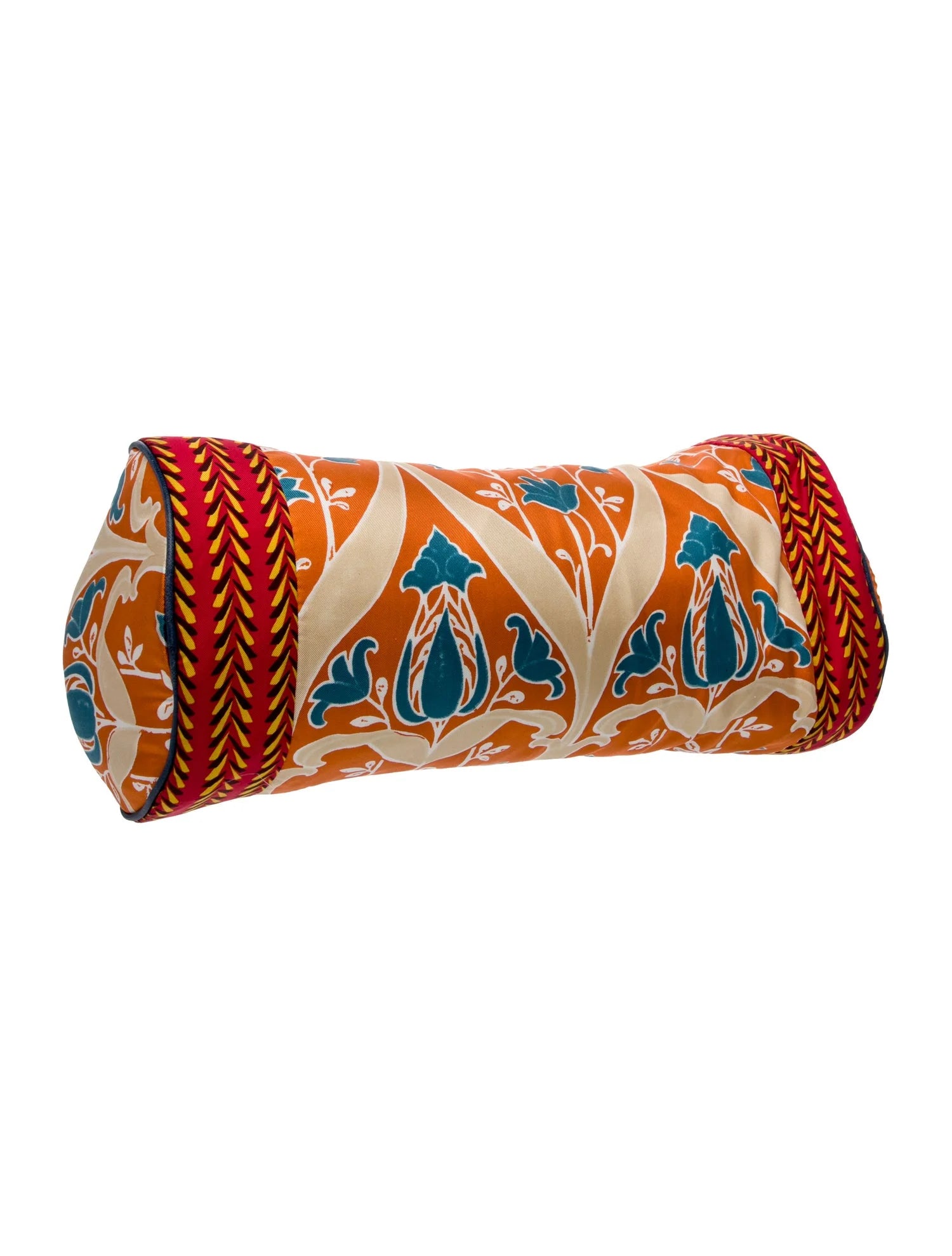 Prada Vintage Arancio Jacquard Shoulder Bag