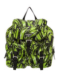 Prada Green Tessuto "Banana Print" Backpack