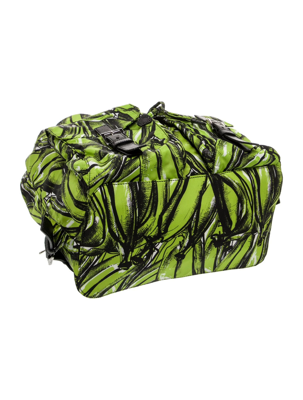 Prada Green Tessuto "Banana Print" Backpack