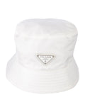 Prada White Nylon Bucket Hat