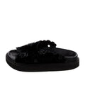 Simone Rocha Velvet Beaded Accents Slides