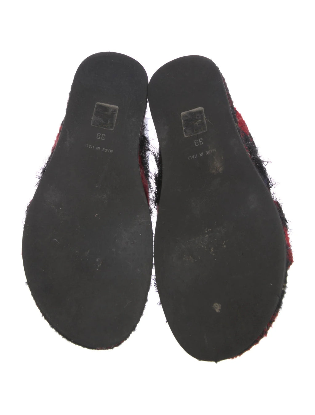 Simone Rocha Tweed Beaded Slides