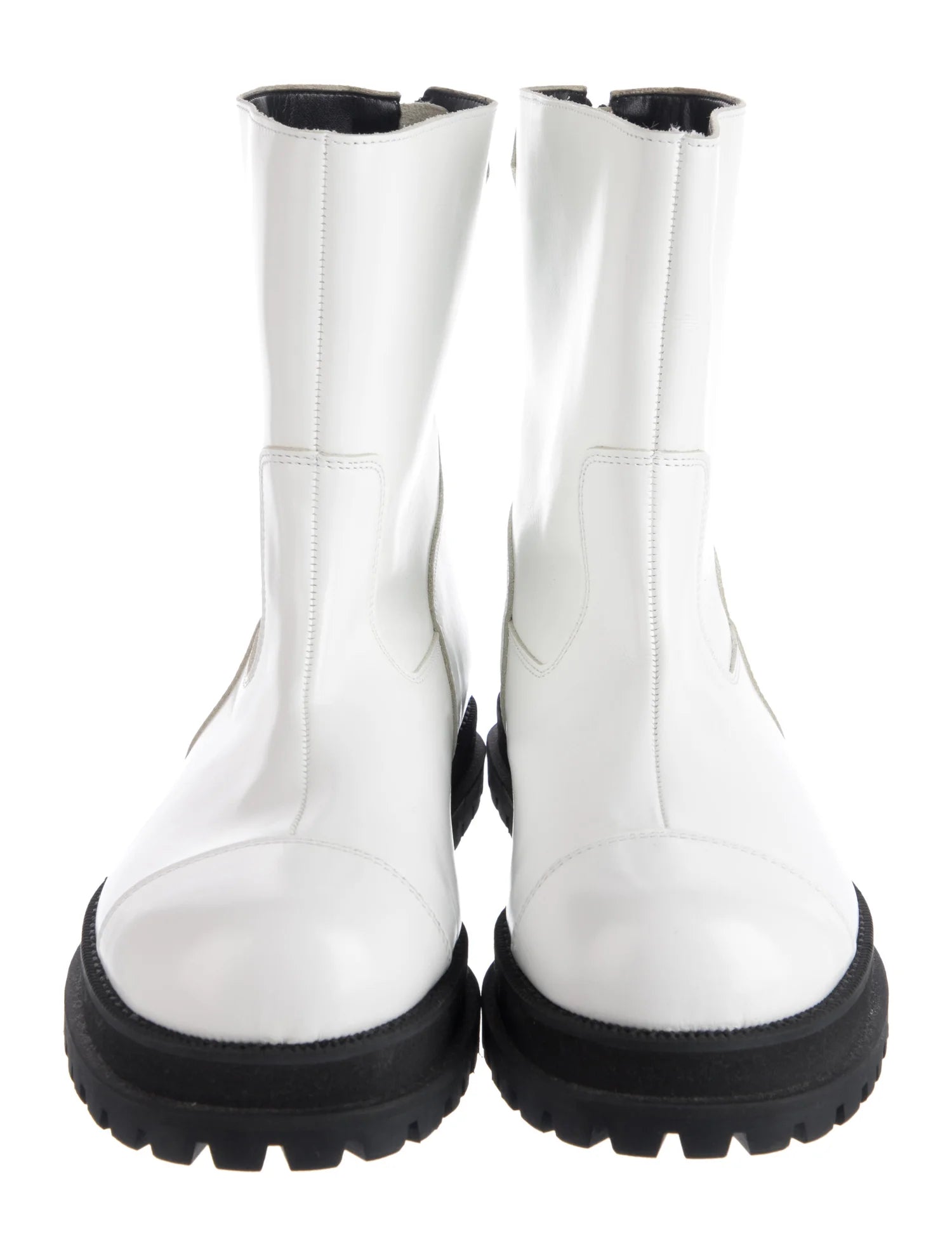 CDG Tao Leather Ankle Moto Boots