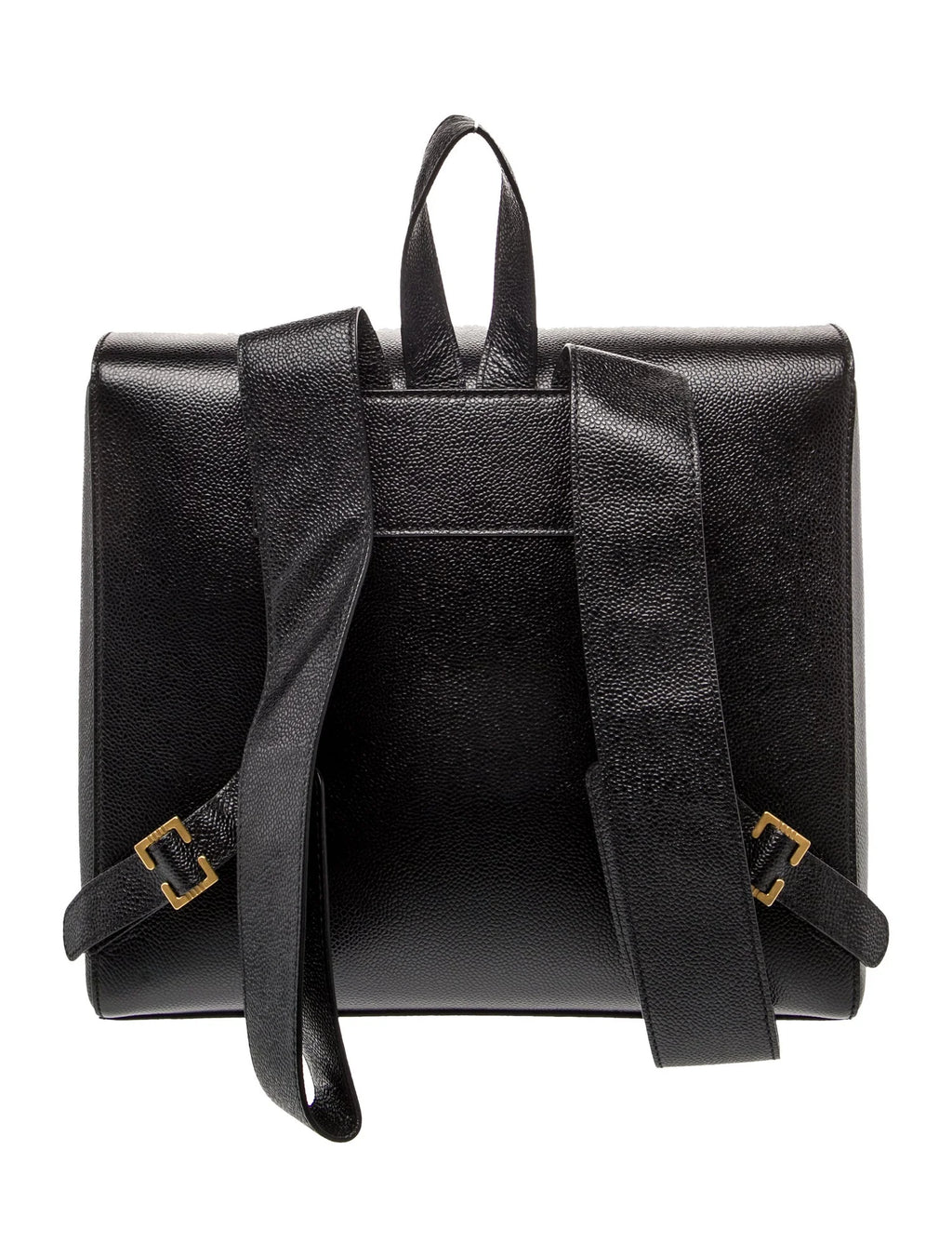 Thom Browne Blk Leather Backpack