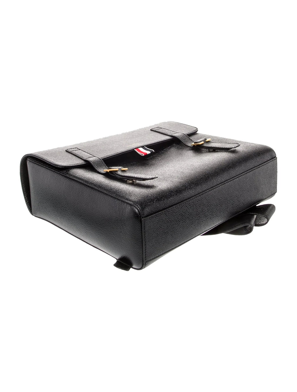 Thom Browne Blk Leather Backpack