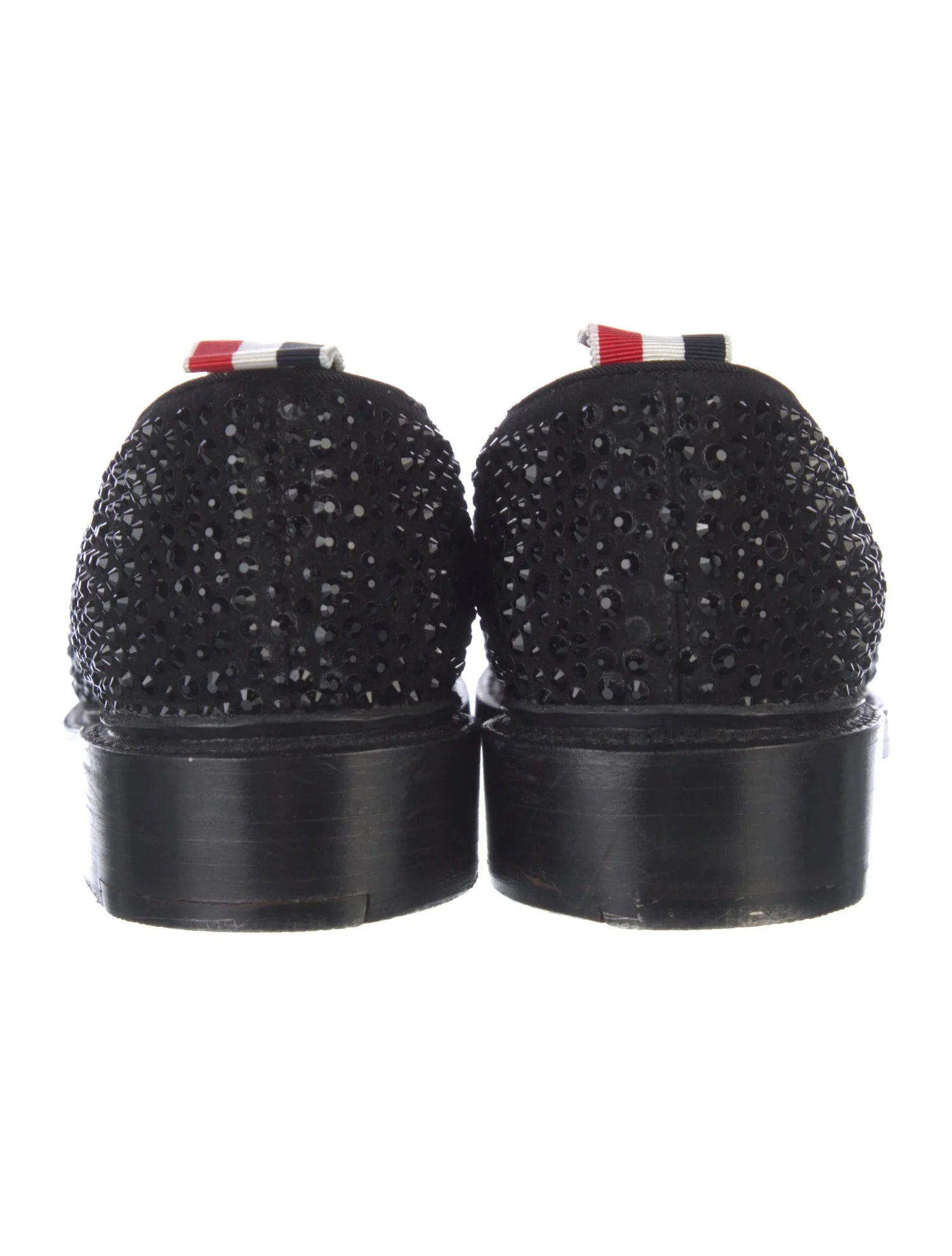 Thom Browne Crystal Bow Loafers