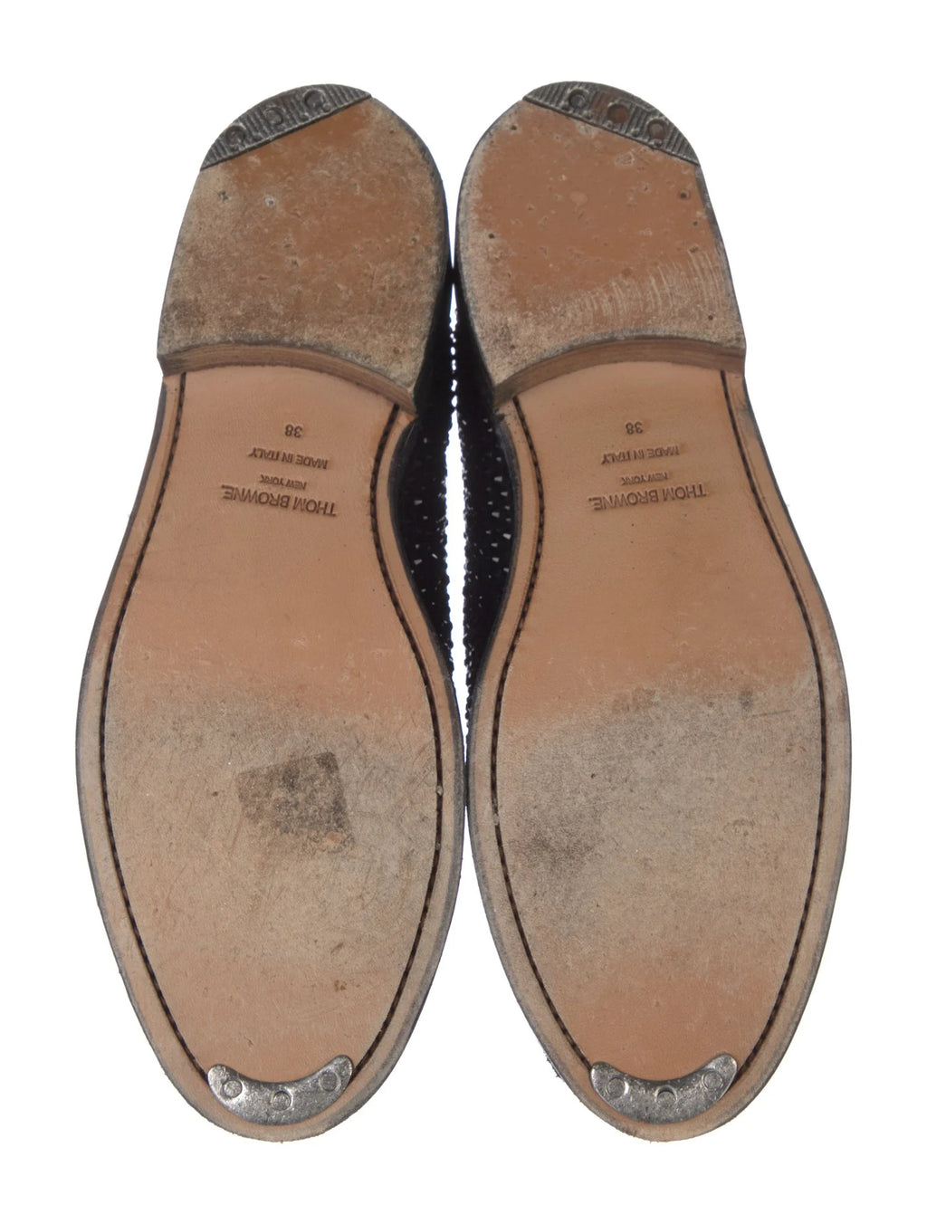 Thom Browne Crystal Bow Loafers