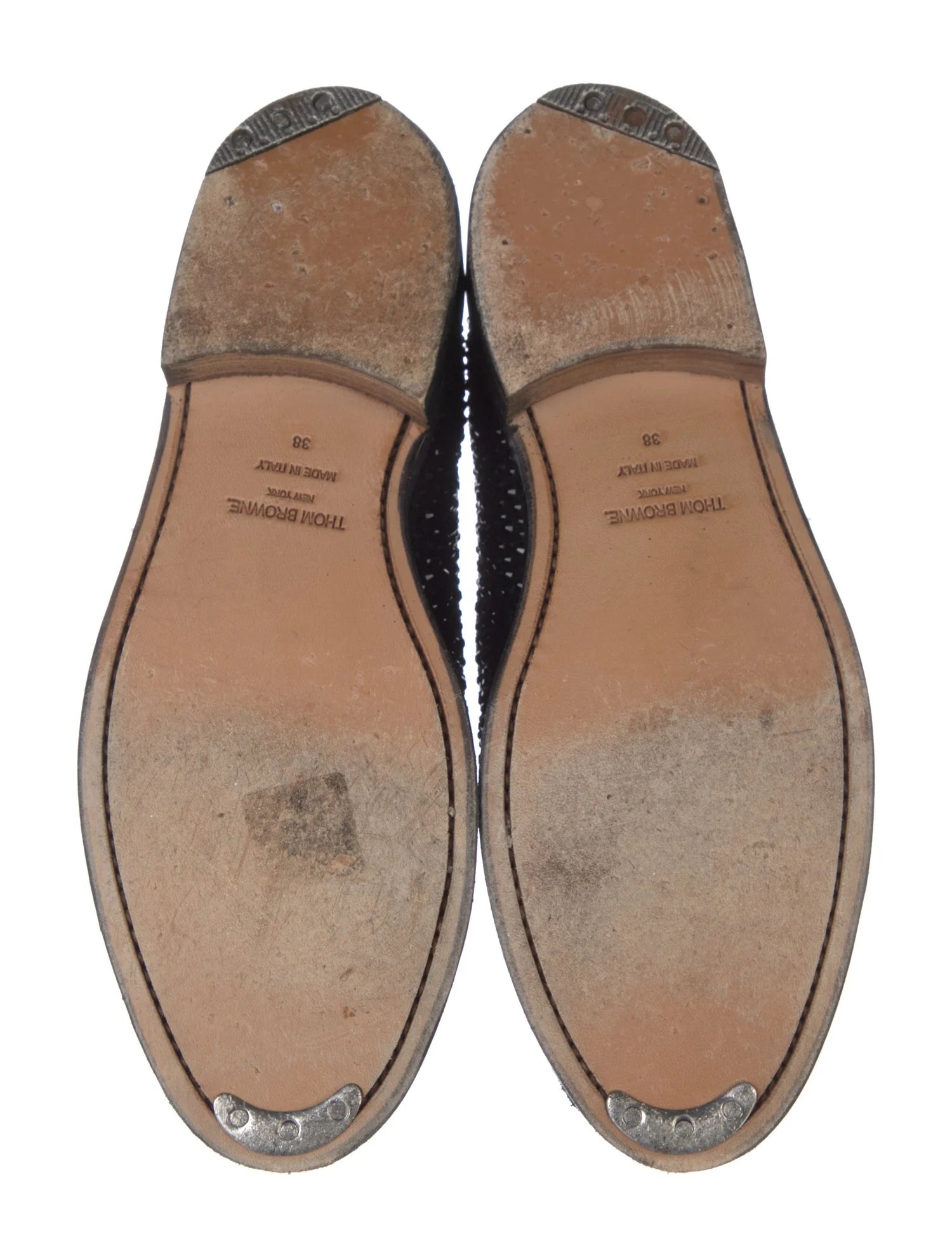 Thom Browne Crystal Bow Loafers