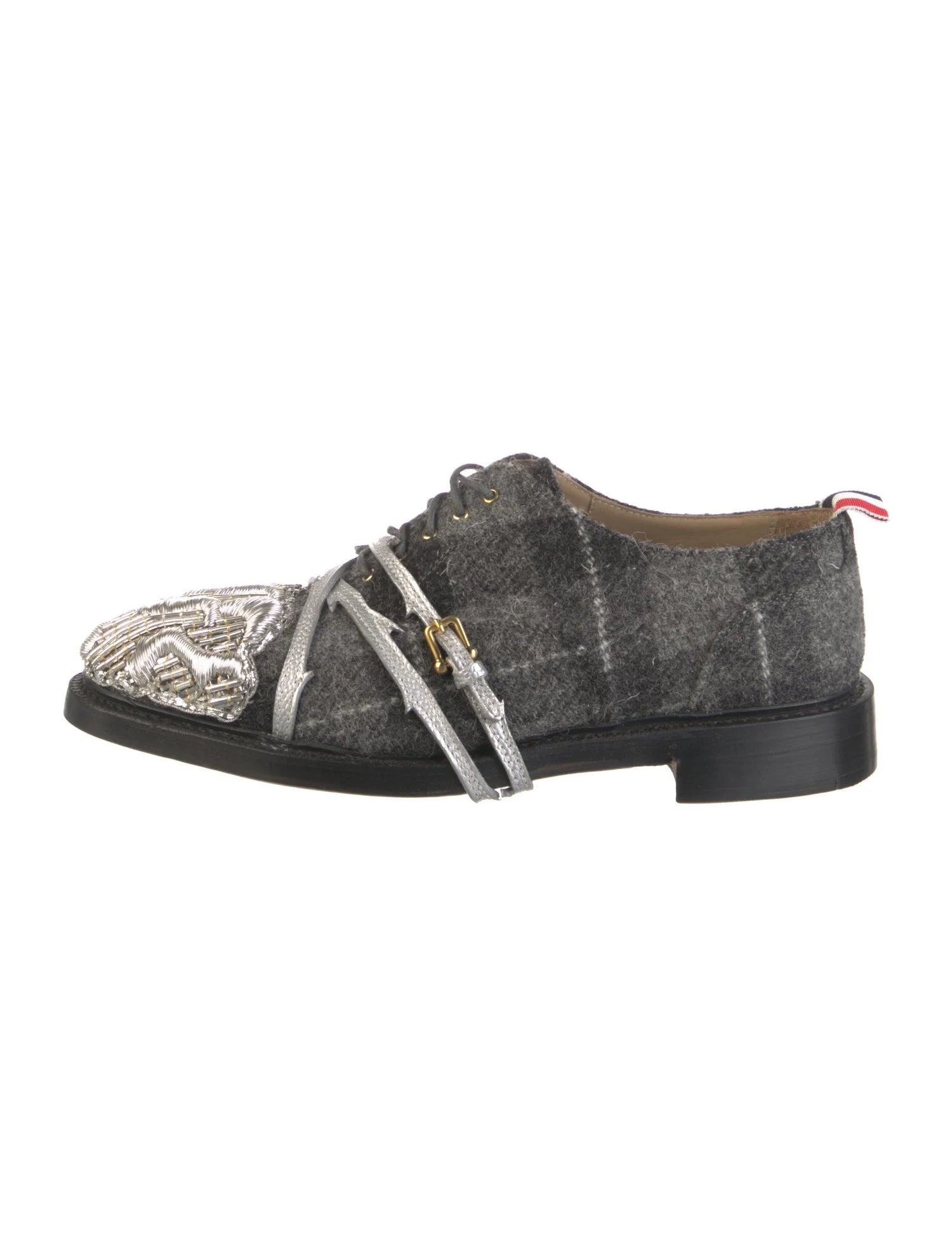 Thom Browne Runway Sample Tweed Oxfords