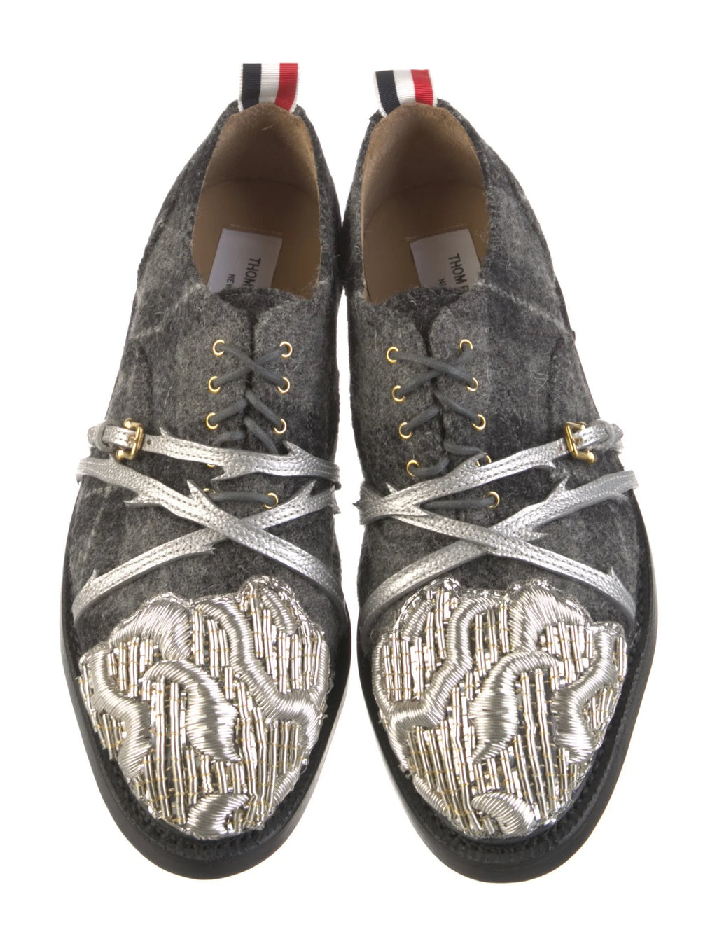 Thom Browne Runway Sample Tweed Oxfords