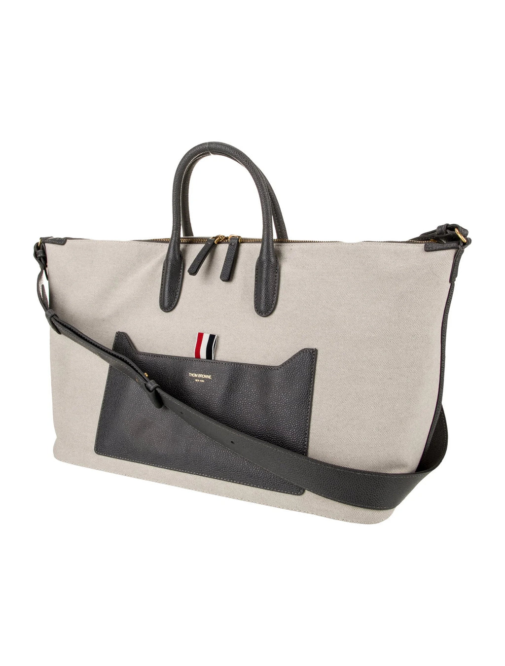 Thom Browne Canvas Weekender Bag