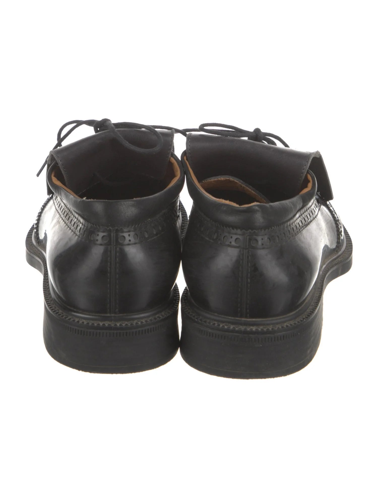 Vivienne Westwood Leather Fringe Trim Accent Oxfords