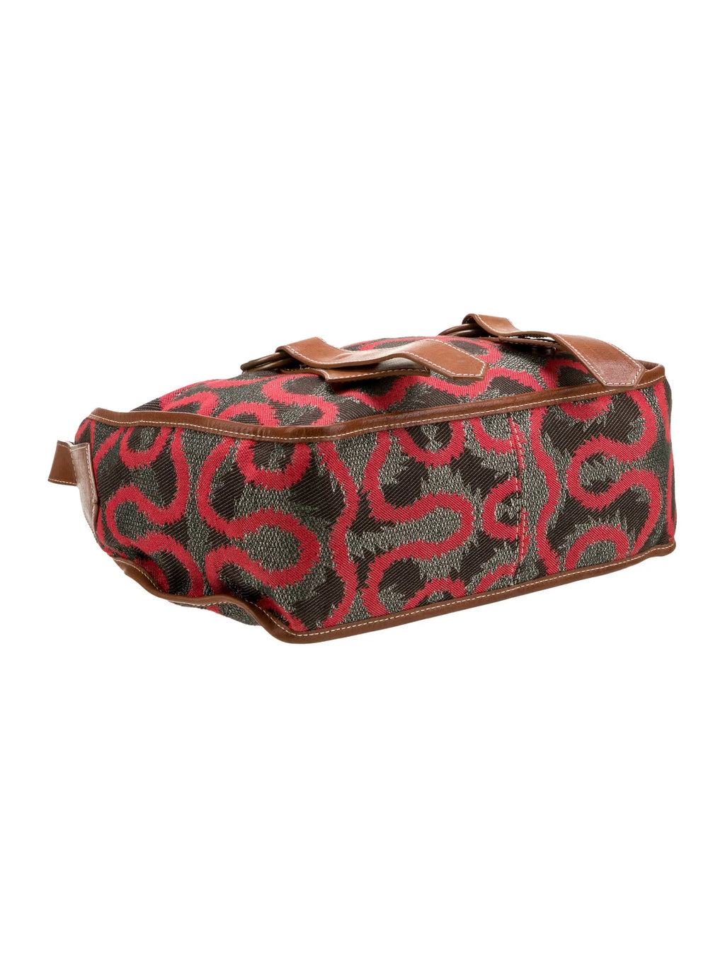 Vivienne Westwood Scribble Print Canvas Crossbody Bag