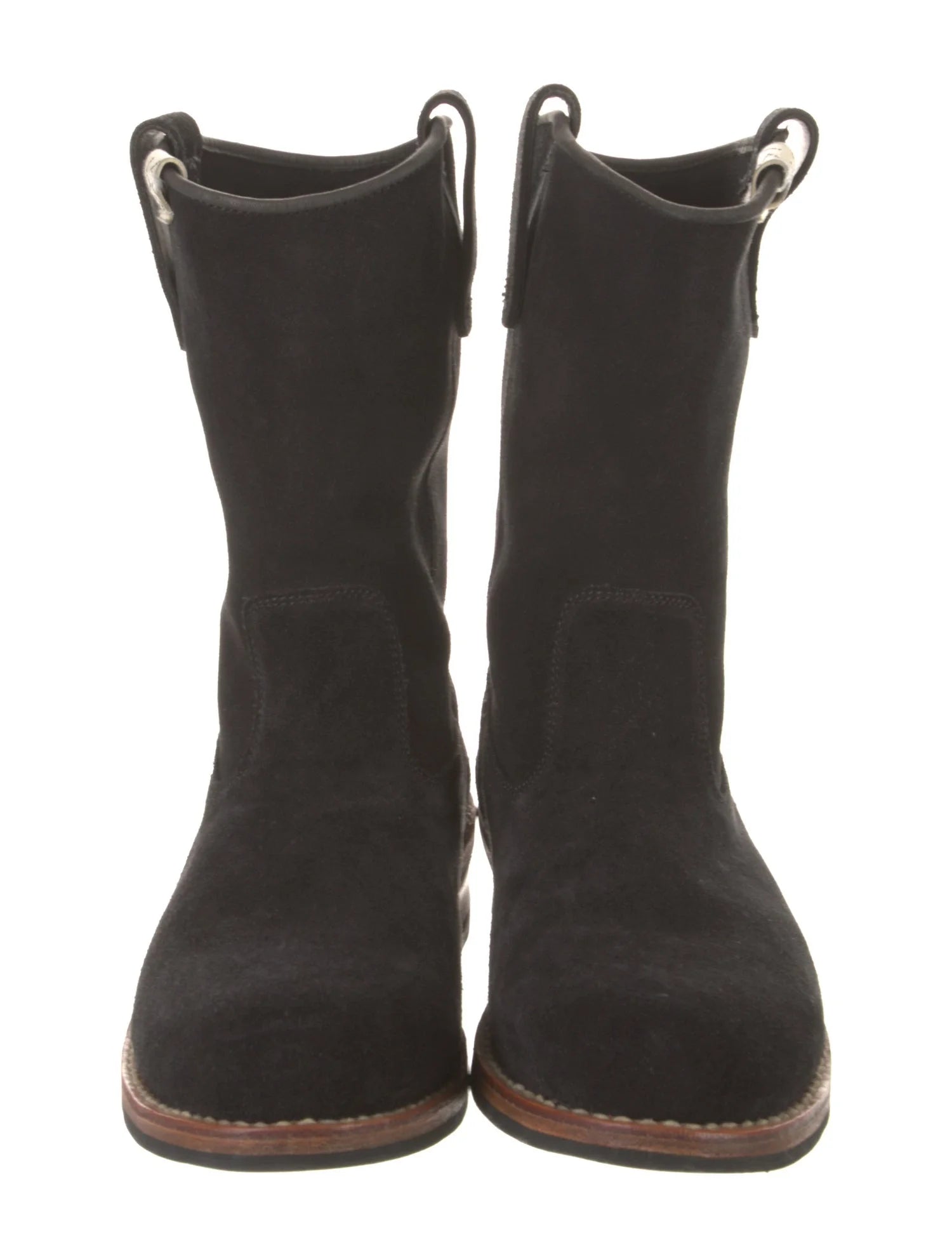 Visvim Black Suede Wabanaki Boots