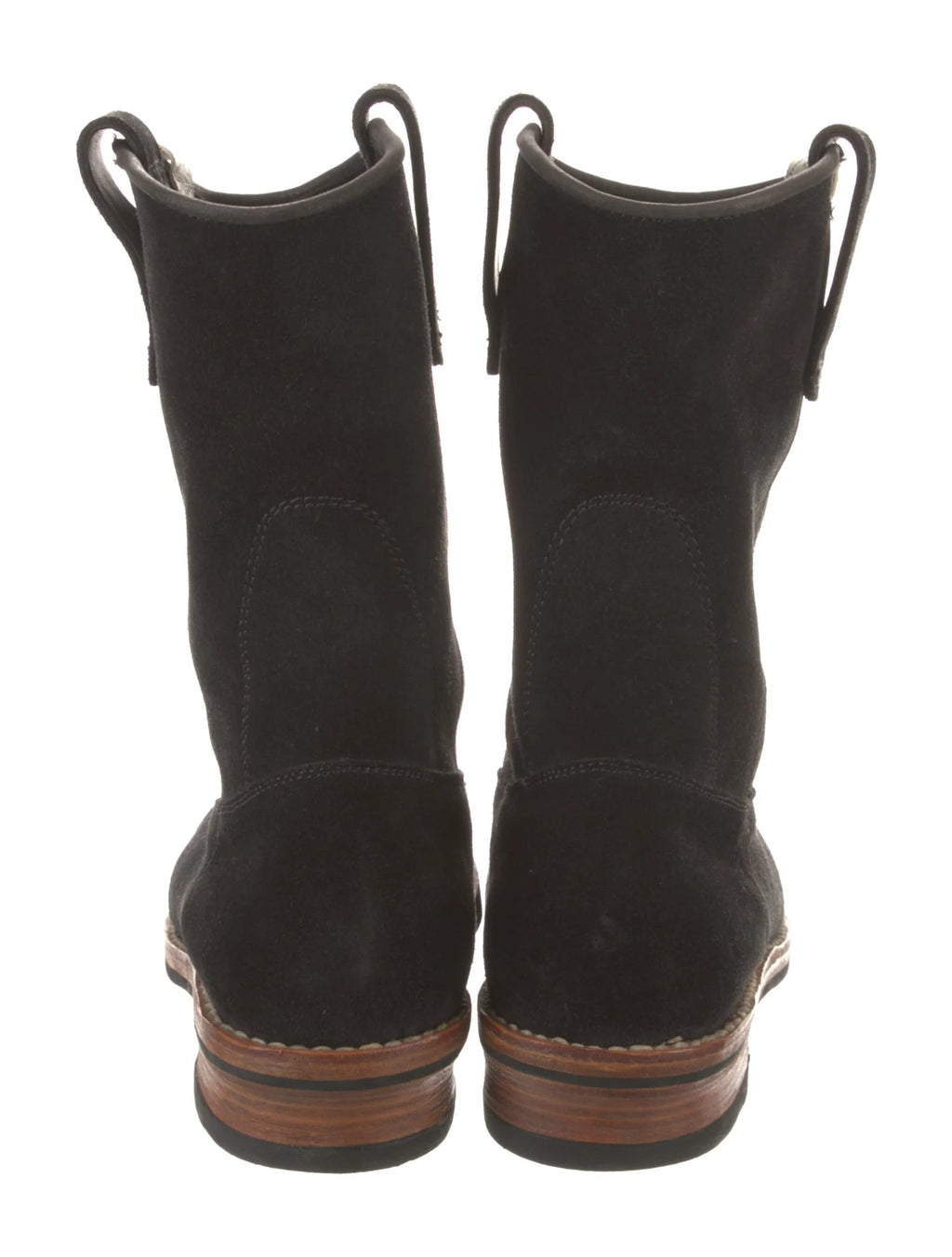 Visvim Black Suede Wabanaki Boots