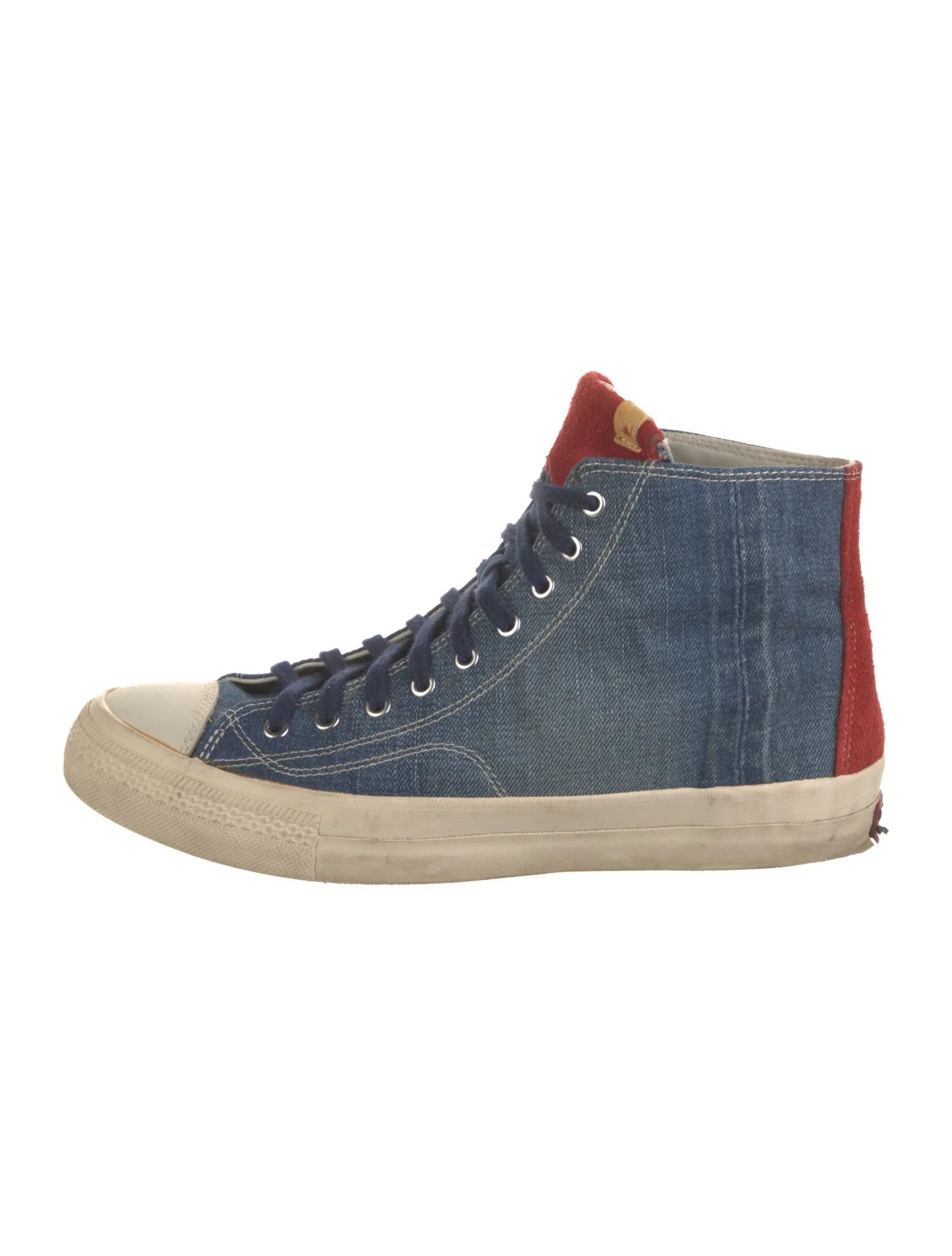 Visvim Hightop Denim Laceup Sneakers