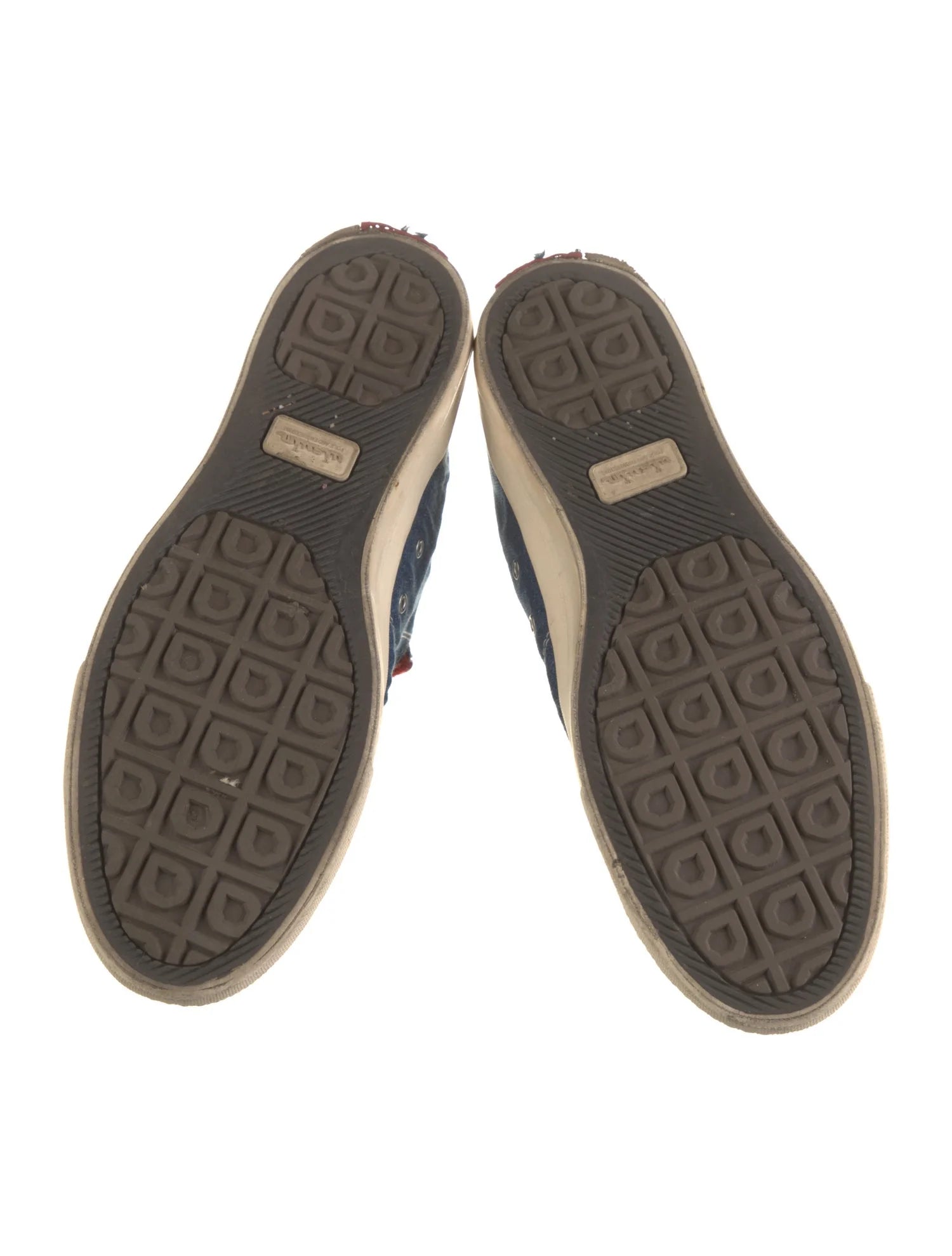 Visvim Hightop Denim Laceup Sneakers