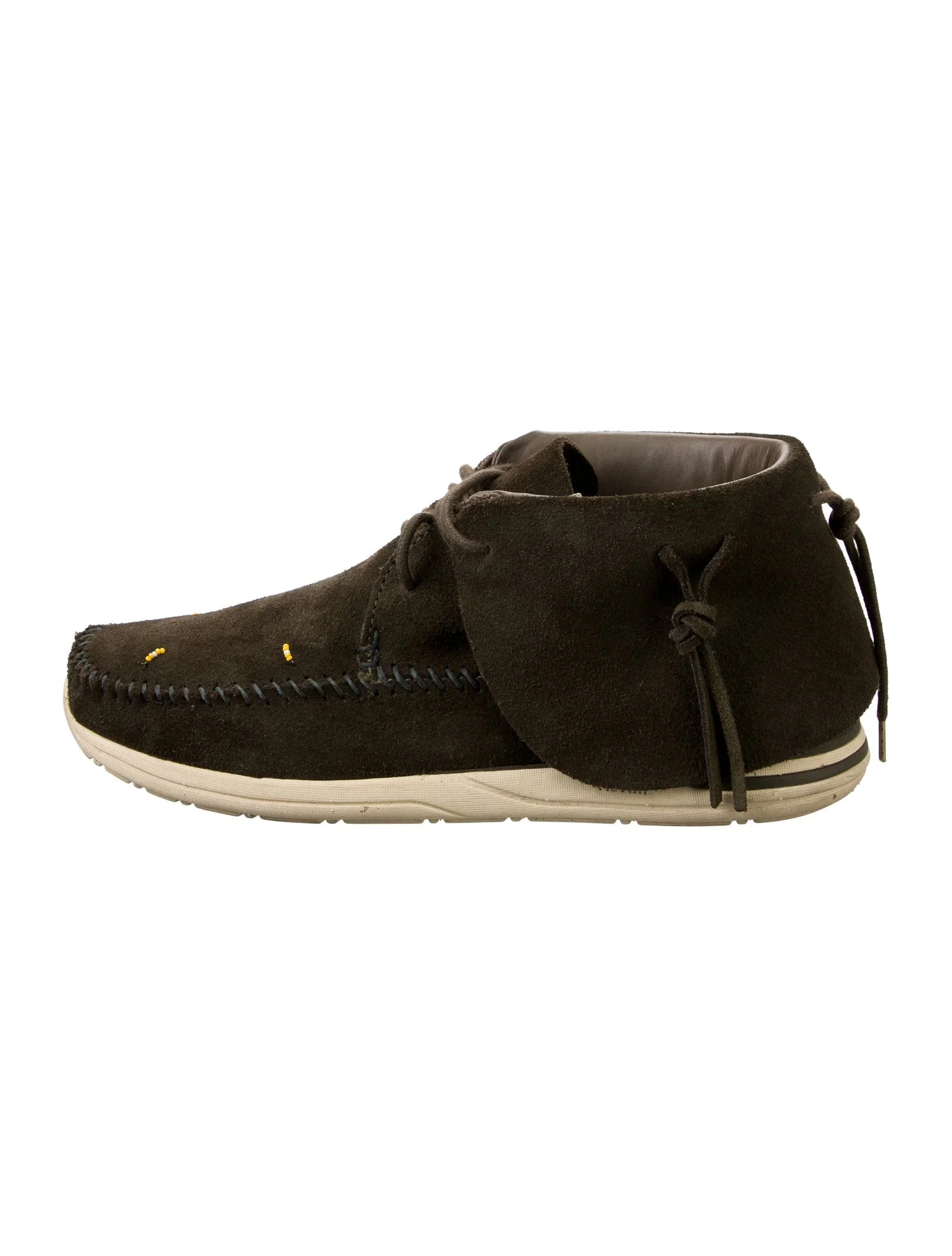 Visvim Brown Olive Suede FBT