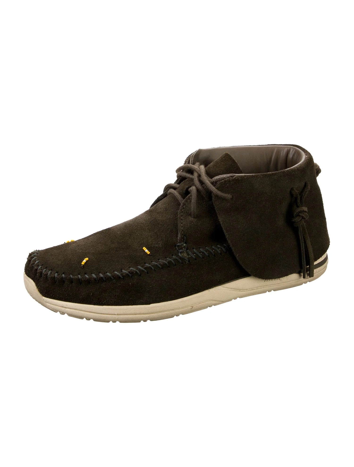 Visvim Brown Olive Suede FBT