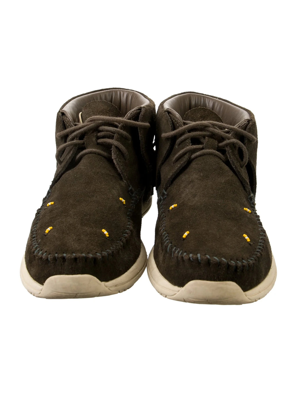 Visvim Brown Olive Suede FBT