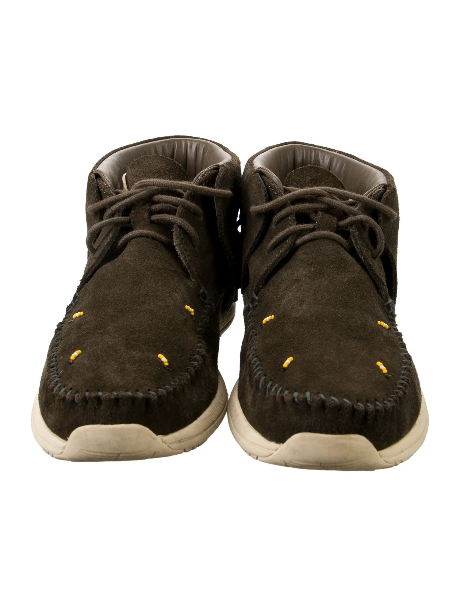 Visvim Brown Olive Suede FBT