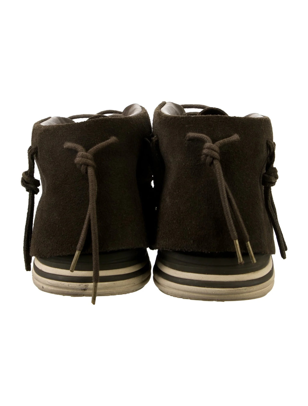 Visvim Brown Olive Suede FBT