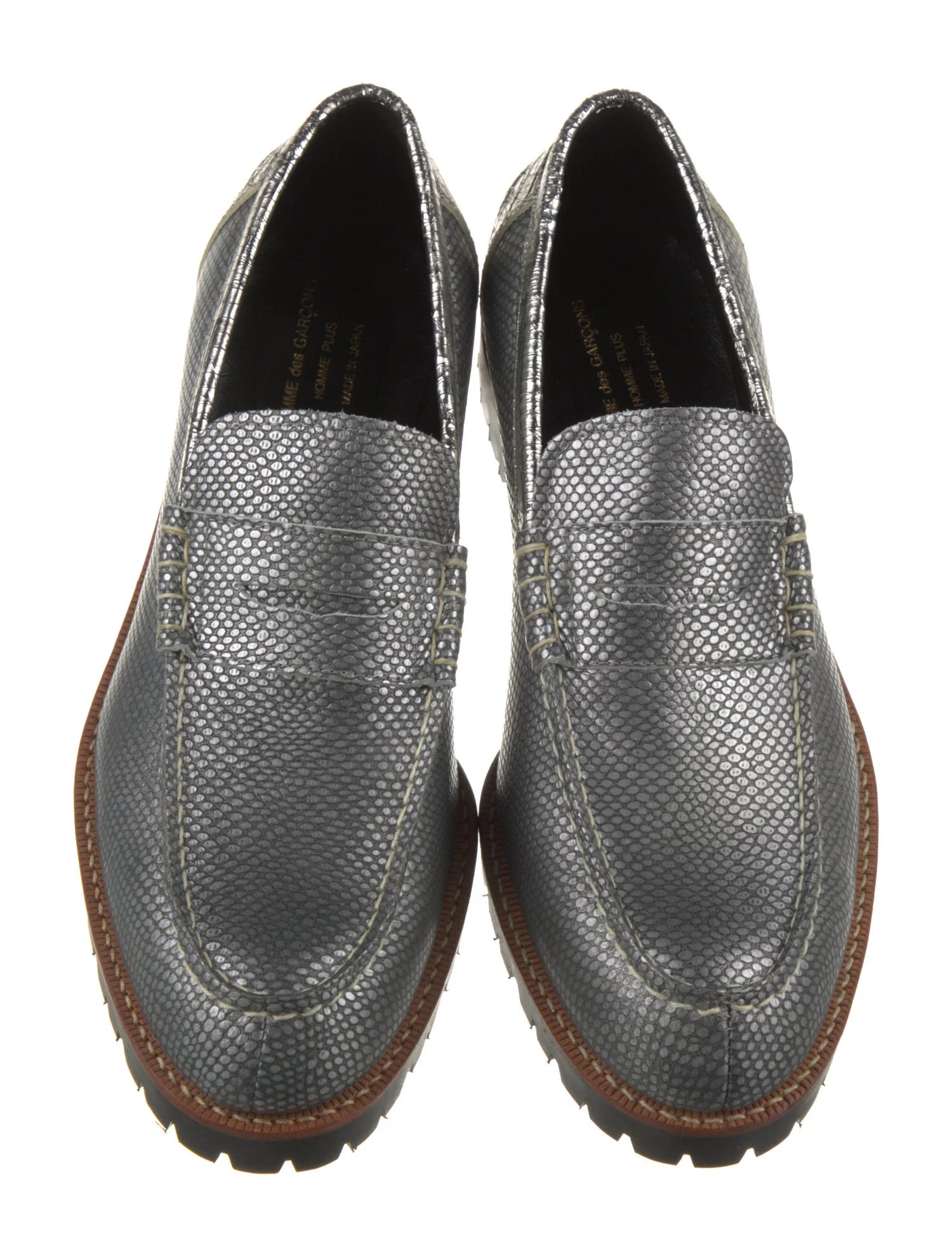 CDG Homme Plus Embossed Loafers