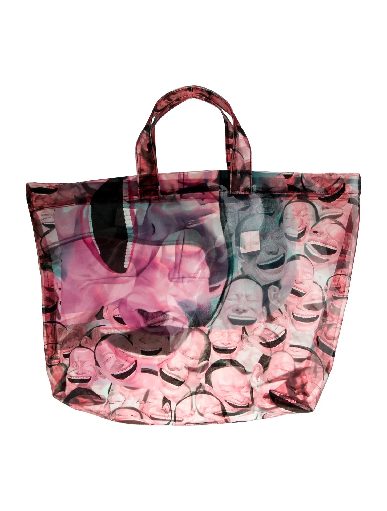 CDG Shirt X Yue Minjun PVC Tote Bag